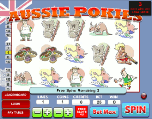 Aussie Pokie Gamble Free Spins Screenshot
