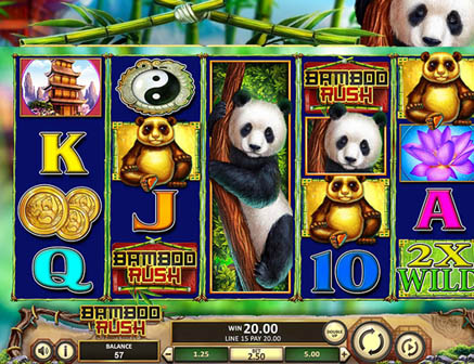 Bamboo Rush Slots Machine At Black Diamond Casino