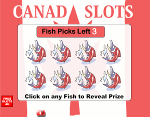 Canada Slots Bonus Game Screenshot