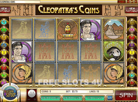Cleopatra Coins Slots Game At Slots Capital Casino