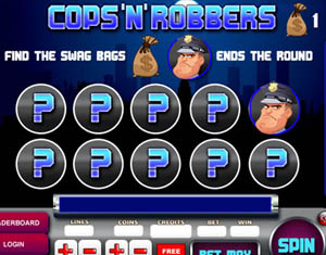 Cops n Robbers slots Bonus Game