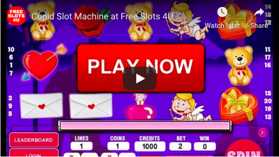 Cupid Slot Machine by FreeSlots4U.com on Youtube.