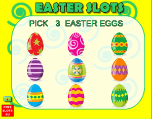 Easter Slots Pick an Item Bonus Game Screenshot