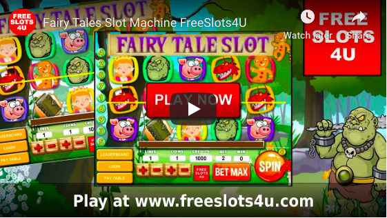 Fairy Tale Slot Machine by FreeSlots4U.com on Youtube.