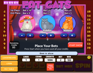 Fat Cats slot Bonus Game