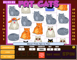fat cats slot free spins bonus feature