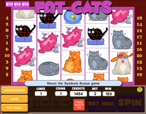 Fat Cats slot feline fine Bonus Game