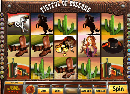 Fistful of Dollars Slots Machine At Lucky Creek Casino
