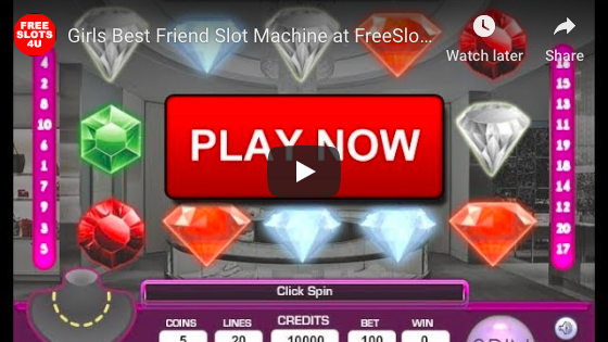 Girls Best Friend Slot Machine by FreeSlots4U.com on Youtube.