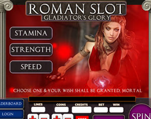 Roman Slot Pick Item  Bonus Game