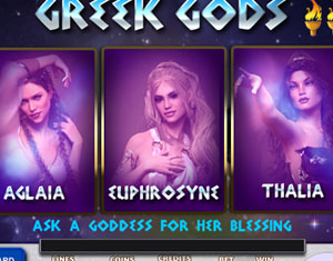 Greek Gods slot three graces Bonus Game