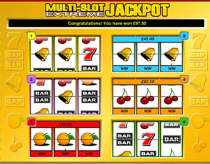 Multi Reel Extreme Jackpot Slot Screenshot