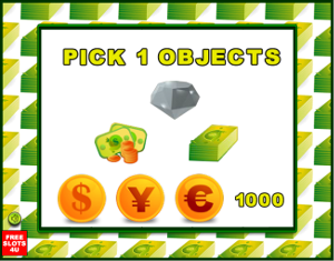 Monopoly Slots Pick An Item Bonus Round Screenshot