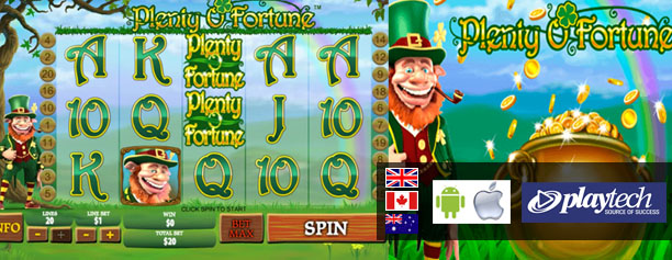 Plenty o Fortune Slot Game - Free St Patricks Slots Machine