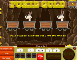 Pokie gold Gold Cart Bonus  Game