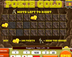 Pokie Gold slot gold dig bonus game