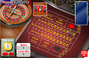 Roulette Slot French Roulette Bonus Game Screenshot