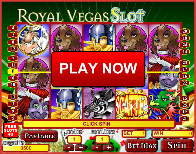 Royal Vegas Slot Screenshot