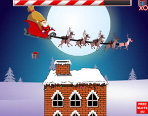 Santas Super Slots Gift Drop Bonus Game Screenshot