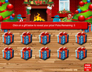 Santas Super Slots Pick an Item Bonus Game Screenshot