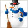 Santas Super Slots Scatter Bonus Symbol - Snowman
