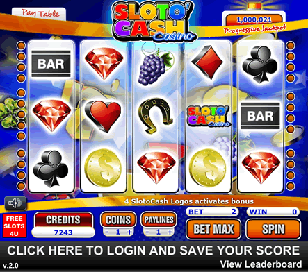 Sloto'Cash Game At Free Slots 4U