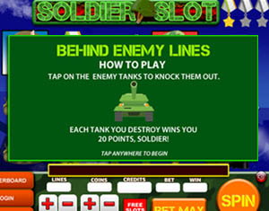 Soldier slot Bonus Game