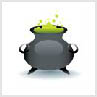 Spooky Fruity Bonus Symbol - Witches Cauldron