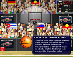 Basketball Bonus Game