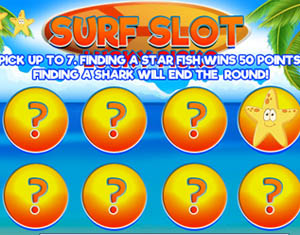Surf Slot Bonus Game