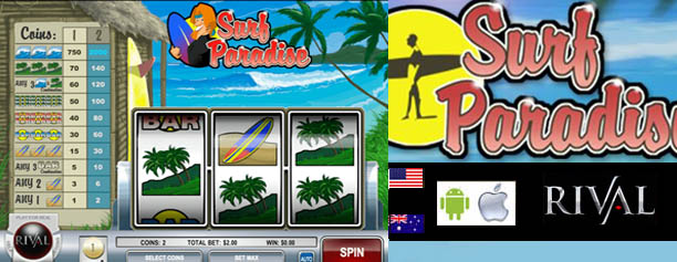 Surf Paradise Slot Machine - Free Surfing Slots