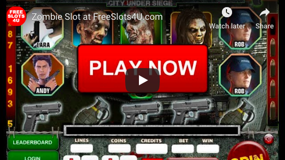 Zombie Slot Machine by FreeSlots4U.com on Youtube.