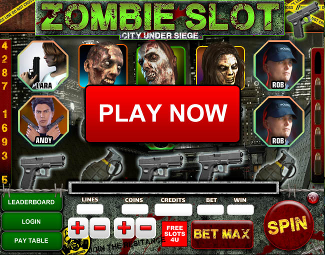 Zombie Slot Game Screenshot